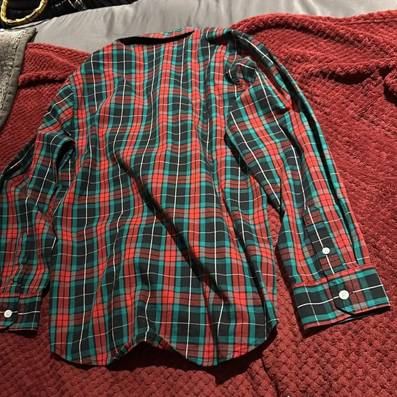 Old Navy  plaid button down boy dress shirt Sz 14/16 - Picture 10 of 10